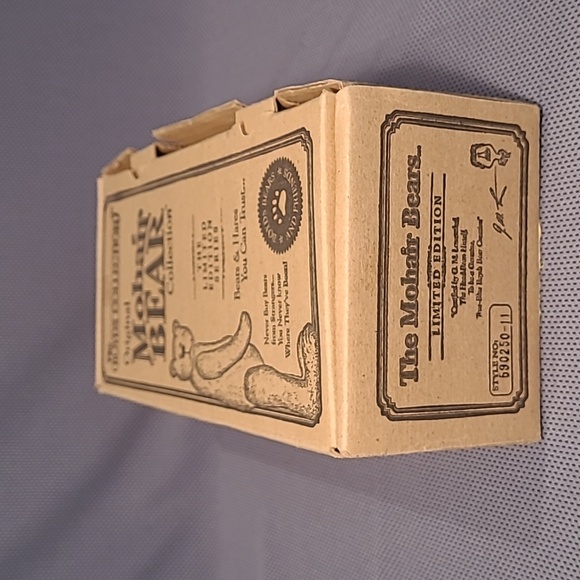 Boyds Limited Edition Mohair Bear Collection Garner Cattington 590250-11 - Picture 10 of 11